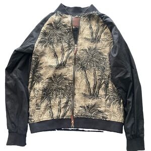 Zanerobe Mens Black Kapu Bomber Jacket Size Small Streetwear
